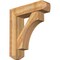 Ekena Millwork Westlake Craftsman Rough Sawn Bracket w/ Offset Brace, Western Red Cedar, 8"W x 30"D x 34"H BKT0806X30X34WTL04RWR - alternate 1